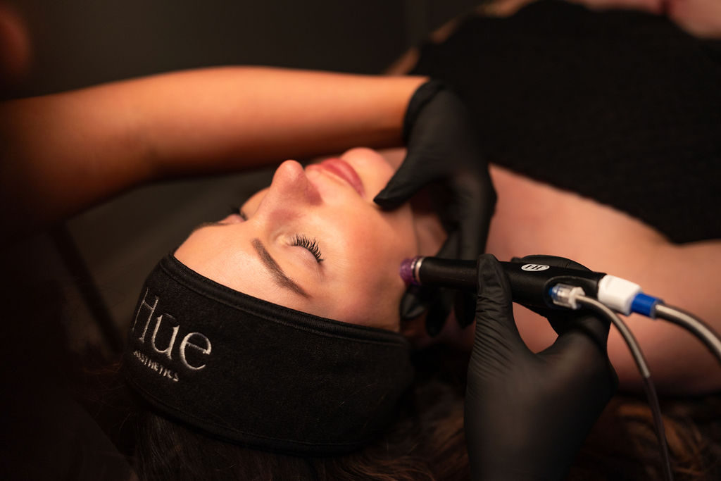 Deluxe HydraFacial with Customized Skin Boosters2 Deluxe HydraFacial treatment with customized skincare enhancements.