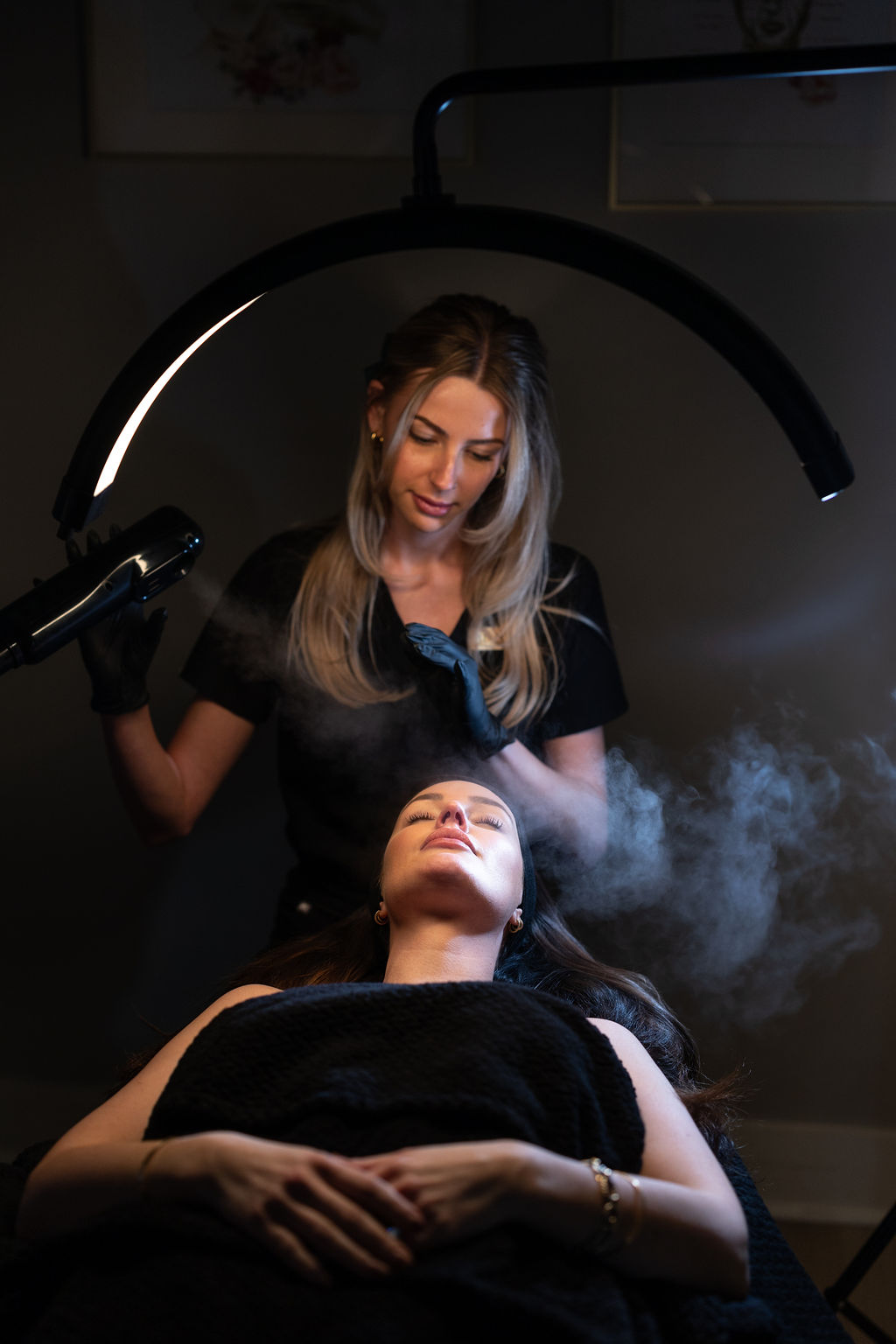 Personalized Teen Skincare Consultation A skincare professional discussing a personalized skincare routine with a teen